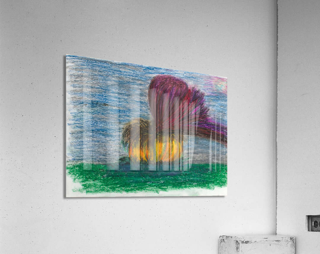 Night Pumpkin Acrylic Print