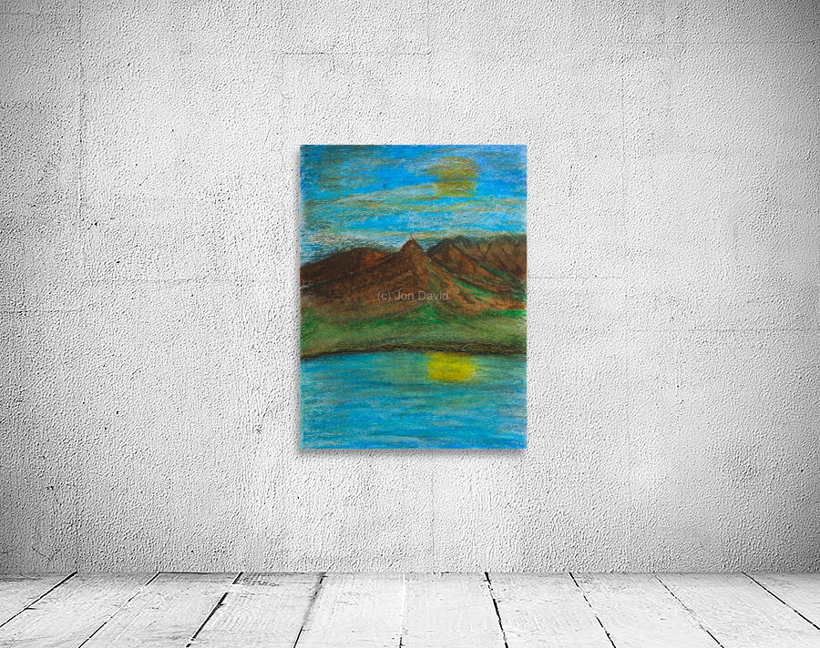 Mountain Sunset Wall Preview