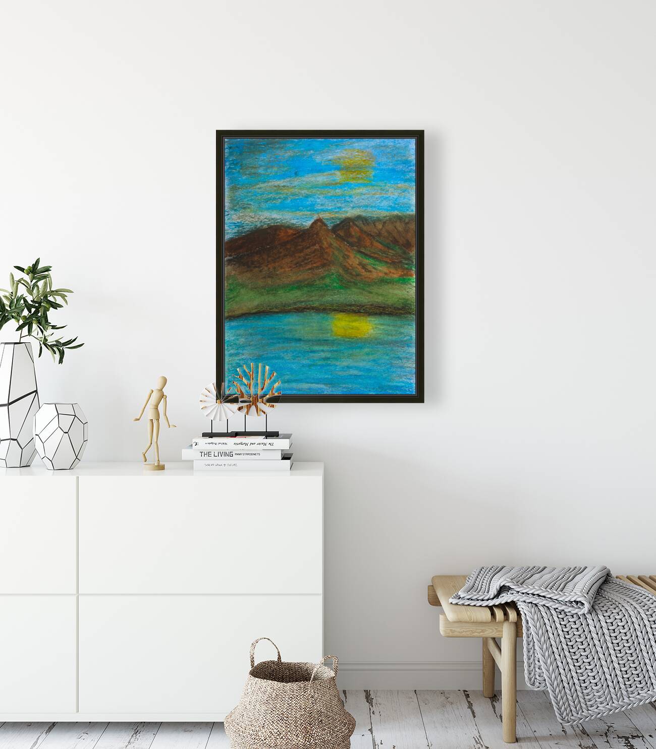 Mountain Sunset Reproduction